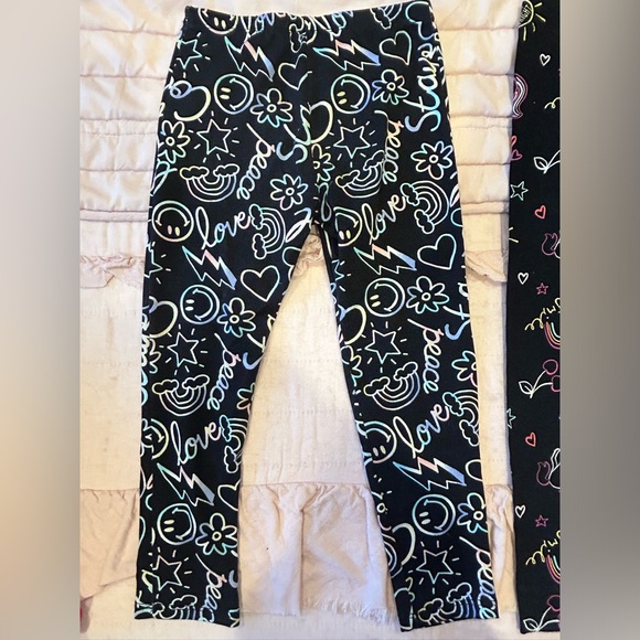 Set of Two Girls Patterned Leggings - Picture 13 of 15